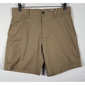 Mountain Khakis Men's Tan Poplin Shorts Classic Fit Size 30x8 Gorpcore Outdoor